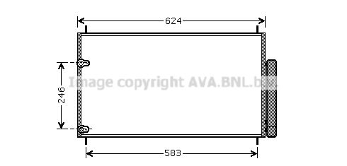 AVA QUALITY COOLING Lauhdutin, ilmastointilaite TO5405